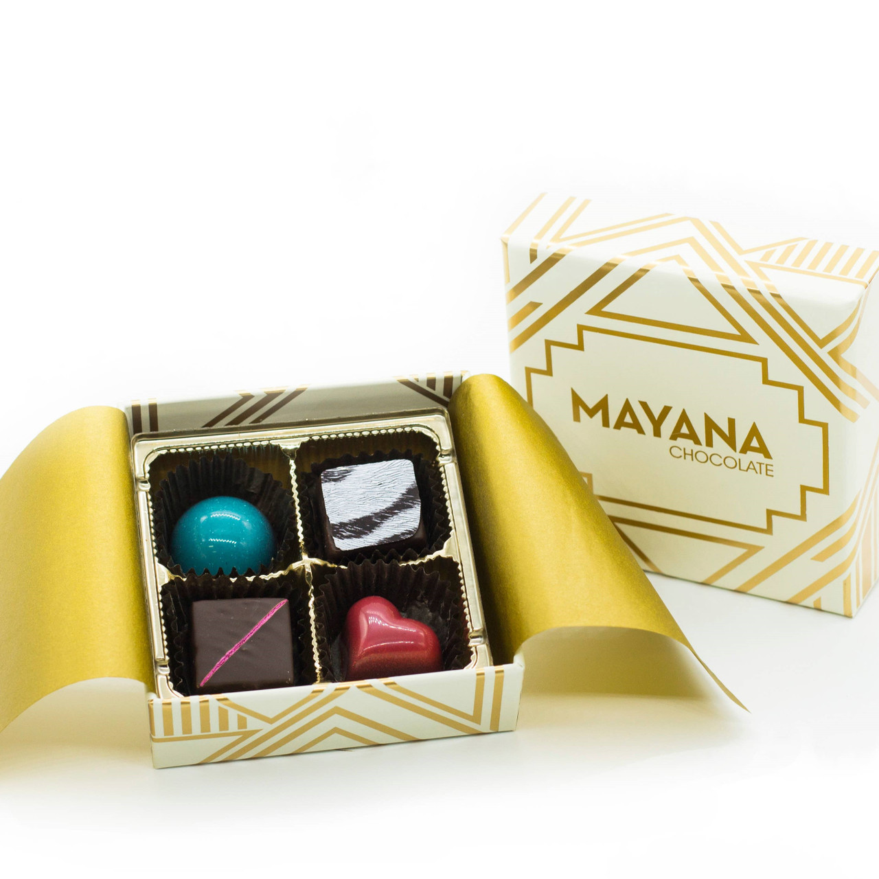 Mayana 4-Piece Signature Box - Gourmet Gifts by Bravo LLC