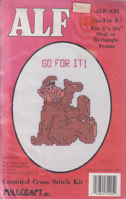 Go For It! ALF Cross Stitch Kit. Go For It! ALF Cross Stitch Kit.
