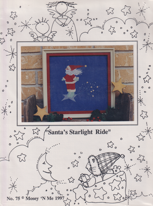 "Santa's Starlight Ride" - Cross stitch chart by Mosey N Me "Santa's Starlight Ride" - Cross stitch chart by Mosey N Me