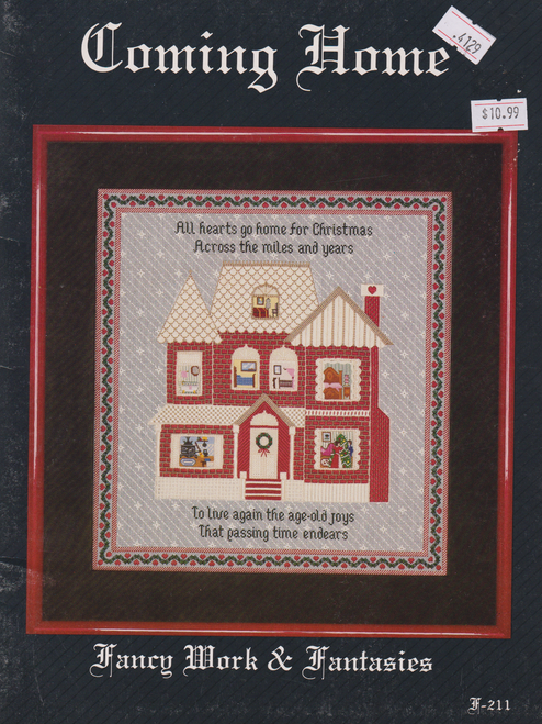 Coming Home - Is a Cross stitch chart of a house for family to come home for Christmas. It is by Fancy Works & Fantasies. Coming Home - Is a Cross stitch chart of a house for family to come home for Christmas. It is by Fancy Works & Fantasies.