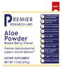 Premier Research Labs Aloe Powder, Mixed Berry Flavor, Premier, 7.4 oz 