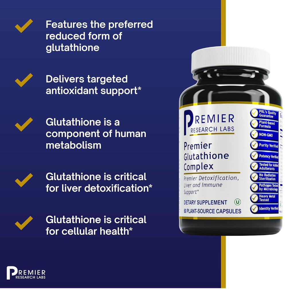 premier glutathione complex Premier Glutathione Complex, 60 Capsules, Vegan Indonesia