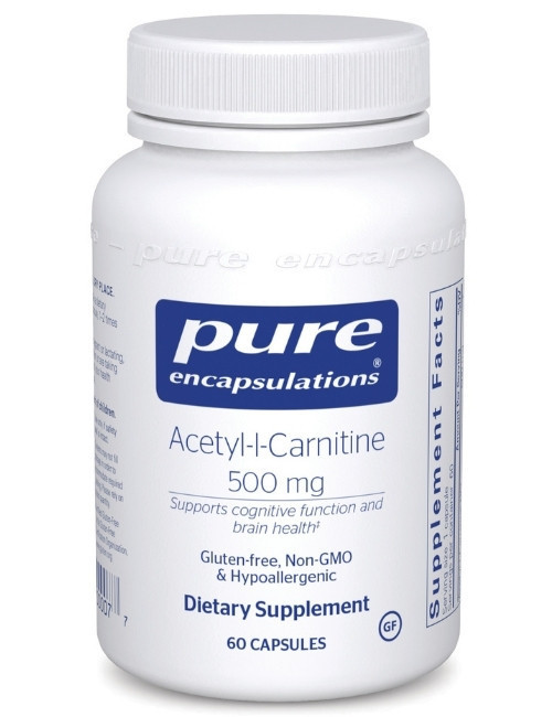 Acetyl-L-Carnitine 500 mg 60 vcaps , Pure Encapsulations