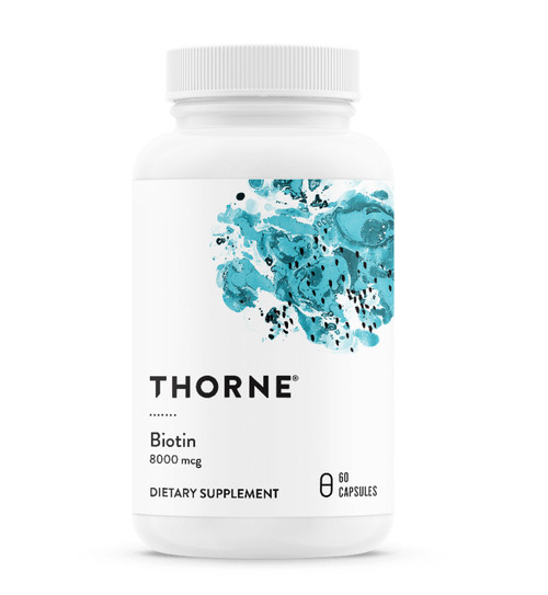 Thorne Biotin (previously Biotin-8), 60 caps 