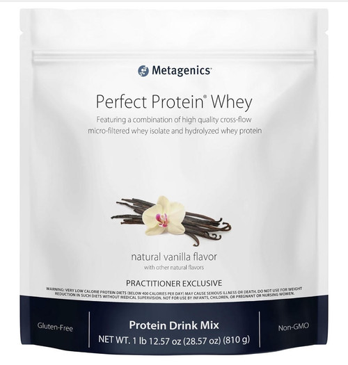 Metagenics Perfect Protein Whey, Vanilla, 30 Servings, 28.57 oz 