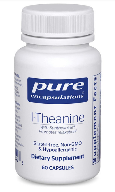 Pure Encapsulations L-Theanine 200 MG, 60 or 120 Capsules 