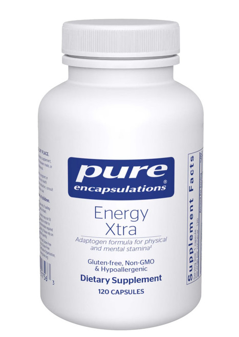 Pure Encapsulations Energy Xtra – IMPROVED, 60 or 120 caps 