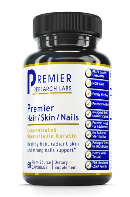 Premier Research Labs Hair/Skin/Nails, Premier, 60 Vcaps (Formerly DermaVen) 