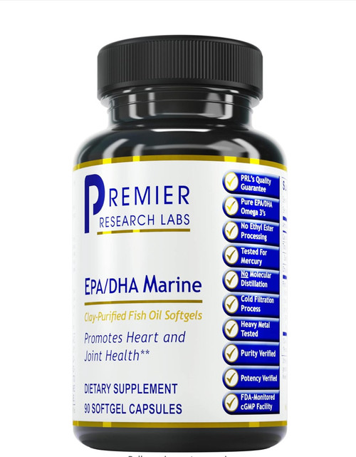 Premier Research Labs EPA/DHA Marine Softgels, 90 softgels 