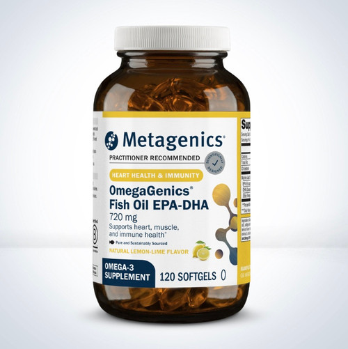 Metagenics OmegaGenics™ EPA-DHA 720 Lemon 120 or 240 softgels