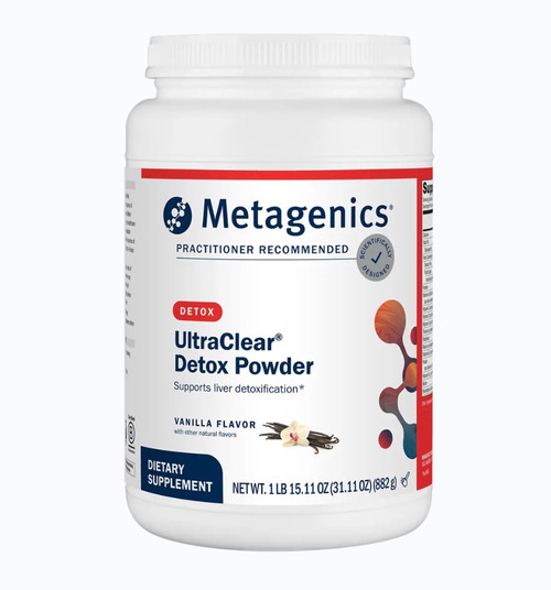 Metagenics UltraClear Detox Powder, Vanilla, 21 servings 