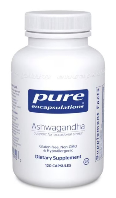 Pure Encapsulations Ashwagandha 500 mg, 60 or 120 capsules 