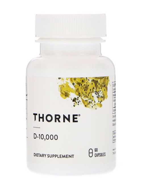 Thorne Vitamin D-10,000, 60 caps 