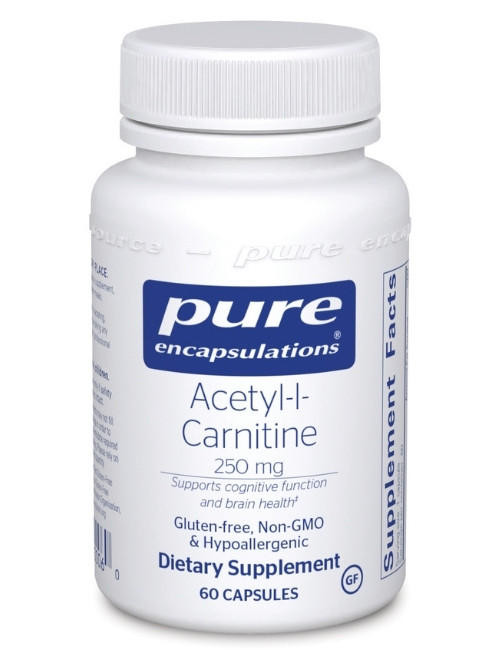 Pure Encapsulations Acetyl-L-Carnitine 250 mg, 60 vcaps 