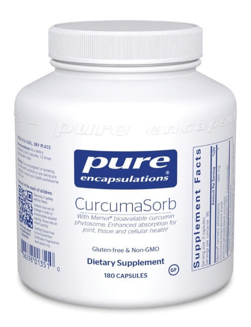 Pure Encapsulations CurcumaSorb (Meriva), 180 vcaps 