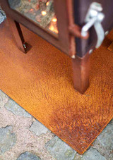 RB73 Piquia Outdoor Stove – Corten Steel Wood-Burner with Glass Door