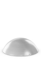 Höfats MOON 45 Lid – Brushed Stainless Steel Cover on white background