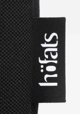 Close-up of the Hofats logo on the Höfats SPIN 1200 Protective Cover – Heavy-Duty Outdoor Fabric