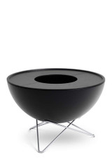 Two Höfats BOWL 57 Plancha's Cast‑Iron Griddle Rings on top of the bowl 57 fire pit