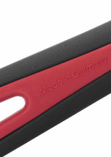 Close-up of the handle on the Westmark Gallant Pro Fine Grater showing the words Made in Germany