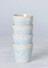 a stack of 4 Costa Nova Grespresso Lungo Cups in Grey a stack of 4 Costa Nova Grespresso Lungo Cups in Grey