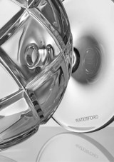 close-up of the glass cut pattern and stem on the Waterford Olann Brandy Glass Set of 2