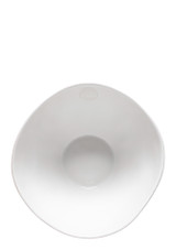 Top view of the Costa Nova Large Salad Bowl – Nova Collection in white