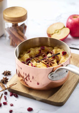 spiced apples cooking in the De Buyer Prima Matera Copper Saucepan - 16 cm