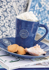 hot chocolate served in the Costa Nova Mug - Nova Denim 360 ml