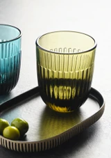 La Rochere Ouessant Olive Tumbler on a counter