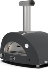 Close up of the Alfa Forni Pizza Oven Moderno 2 Pizza - Grey