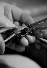 Laguiole en Aubrac craftsman working