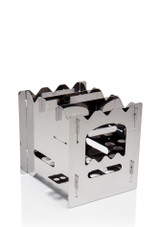 Petromax BK1 Stainless Steel Hobo Stove camping stove on white background