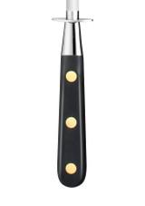 Lion Sabatier Ideal Round Honing Steel 20cm Brass Rivets close up