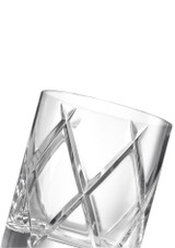 Close-up of the Waterford Crystal Olann Double Old Fashioned Tumbler Set of 2