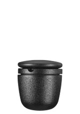 Skeppshult Swing Pepper / Spice Mill Black Ash Lid on a white background