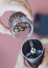 Comandante Coffee Grinder C40 MK4 Nitro Blade - in use