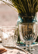 La Rochere Tumbler Belle Ile 250ml - Set of 6 lifestyle shot on an outdoor table