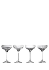 Waterford Mixology Coupe Glasses 120ml - Set of 4 on a white background