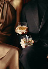 Waterford Giftology Lismore Tumblers 230ml - Set of 2 a man and women holding the glasses
