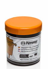 Petromax Care Conditioner FT-PFLEGE – 250 ml food-safe paste for cast-iron care, shown on a white background.