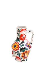 Return To Sender Vase Bed of Flowers - Small 15 cm hand painted floral print on white background Return To Sender Vase Bed of Flowers - Small 15 cm hand painted floral print on white background