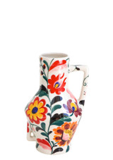 Return to Sender Bed of Flowers Round Vase – 30cm hand painted floral print on white background Return to Sender Bed of Flowers Round Vase – 30cm hand painted floral print on white background