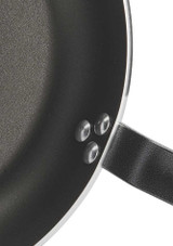 Close-up of the non stick surface on the De Buyer Choc Resto Induction Non-Stick Frying Pan Close-up of the non stick surface on the De Buyer Choc Resto Induction Non-Stick Frying Pan