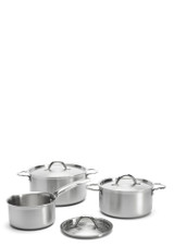 De Buyer Alchimy 6-Piece Cookware Set on white background De Buyer Alchimy 6-Piece Cookware Set on white background
