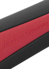 Close-up of the Westmark Gallant Vegetable & Asparagus Peeler handle with text made in germany