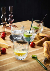 water served in La Rochere Troquet Assorted Tumbler Set