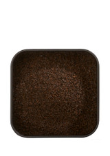 tin open top view of Mill & Mortar Black Garlic Organic