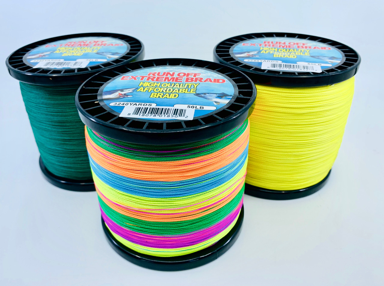 Run Off Extreme Braid 3,240 Yards Spool - 100% Spectra Braid Super