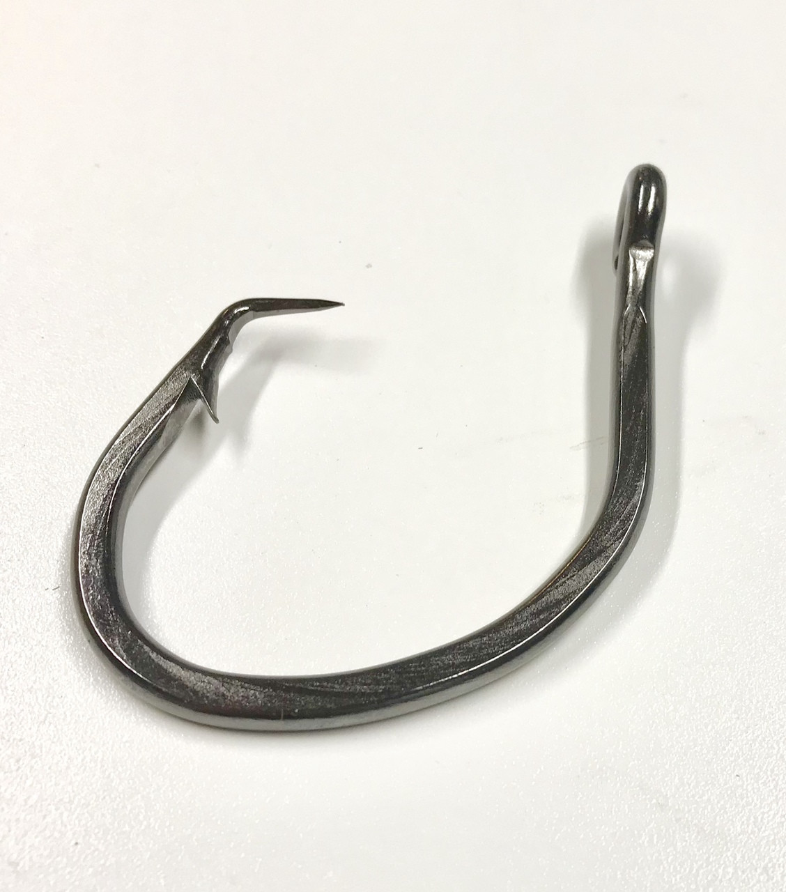 Black Commercial Forged Straight Circle Hooks 